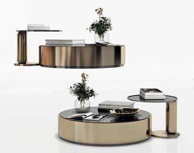 现代茶几3D模型下载